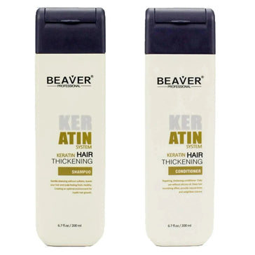 Beaver keratine shampoo (200 ml) + conditioner (200 ml) Beaver keratine shampoo (200 ml) + conditioner (200 ml) - Hairgivers