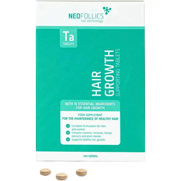 Neofollics Shampoo + Tablets Behandeling voor beginnend mannelijk erfelijk haarverlies - Hairgivers