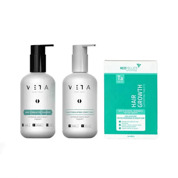 Veta Shampoo + Conditioner & Neofollics Tablets Behandeling voor beginnend vrouwelijk erfelijk haarverlies - Hairgivers