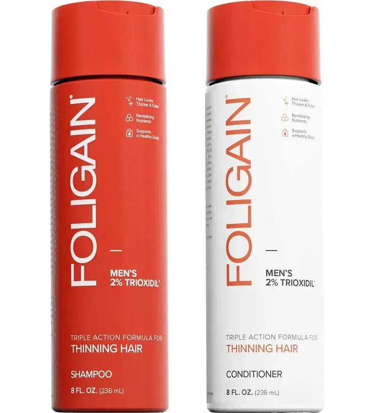 Foligain haaruitval shampoo + conditioner man (236 ml) - Hairgivers