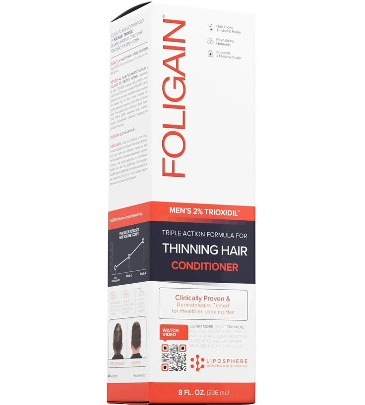 Foligain haaruitval shampoo + conditioner man (236 ml) - Hairgivers