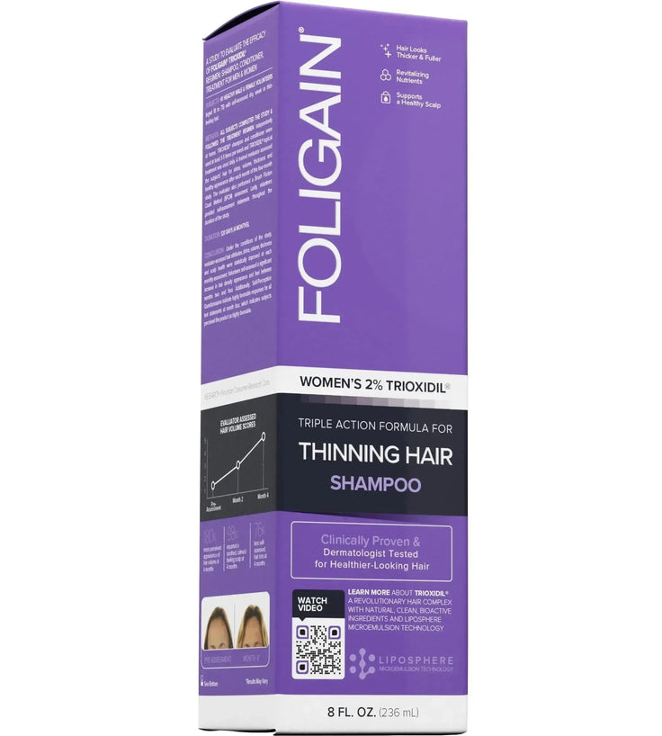 Foligain haaruitval shampoo vrouw (236 ml) - Hairgivers