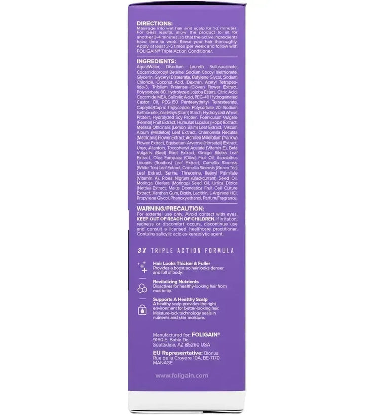 Foligain haaruitval shampoo vrouw (236 ml) - Hairgivers