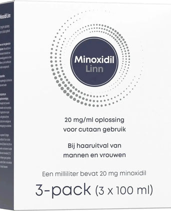 Linn Minoxidil 2% lotion 3-pack (3x100 ml) Linn Minoxidil 2% lotion 3-pack (3x100 ml)