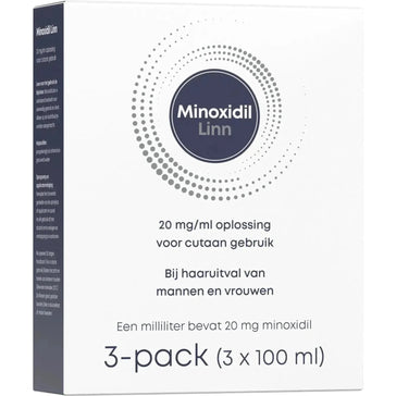 Linn Minoxidil 2% lotion 3-pack (3x100 ml) Linn Minoxidil 2% lotion 3-pack (3x100 ml)