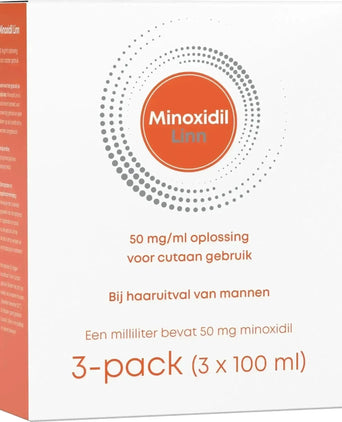 Linn Minoxidil 5% lotion 3-pack (3x100 ml) Linn Minoxidil 5% lotion 3-pack (3x100 ml)