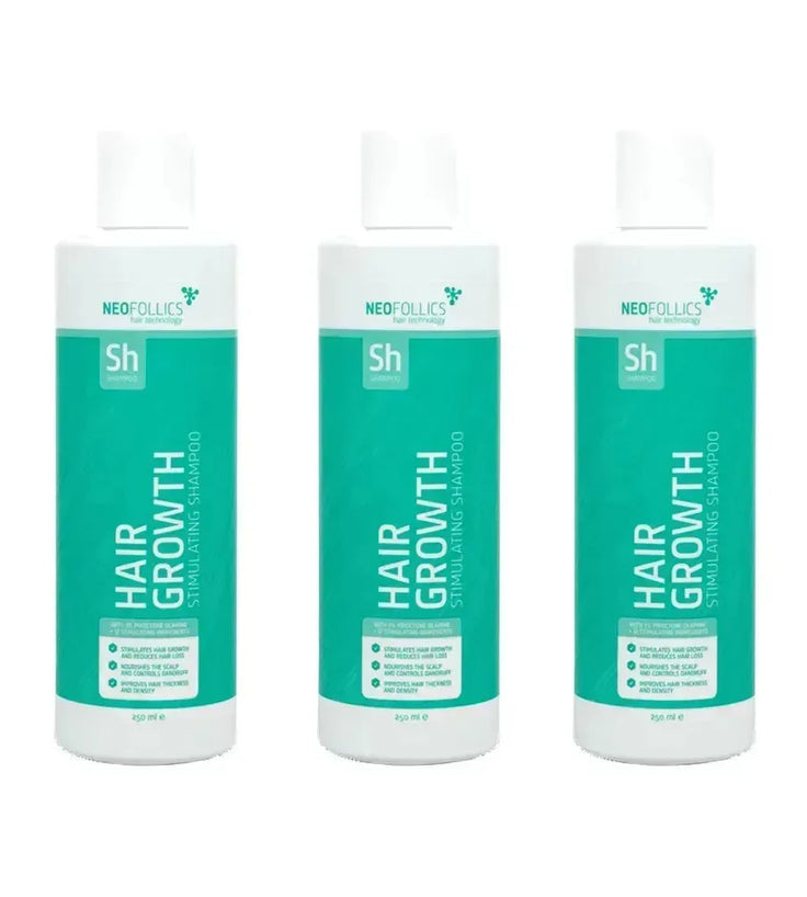 Neofollics haargroei shampoo 3-pack (3x250 ml) - Hairgivers