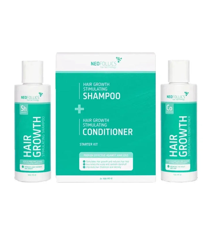 Neofollics haargroei shampoo + conditioner starter kit - Hairgivers