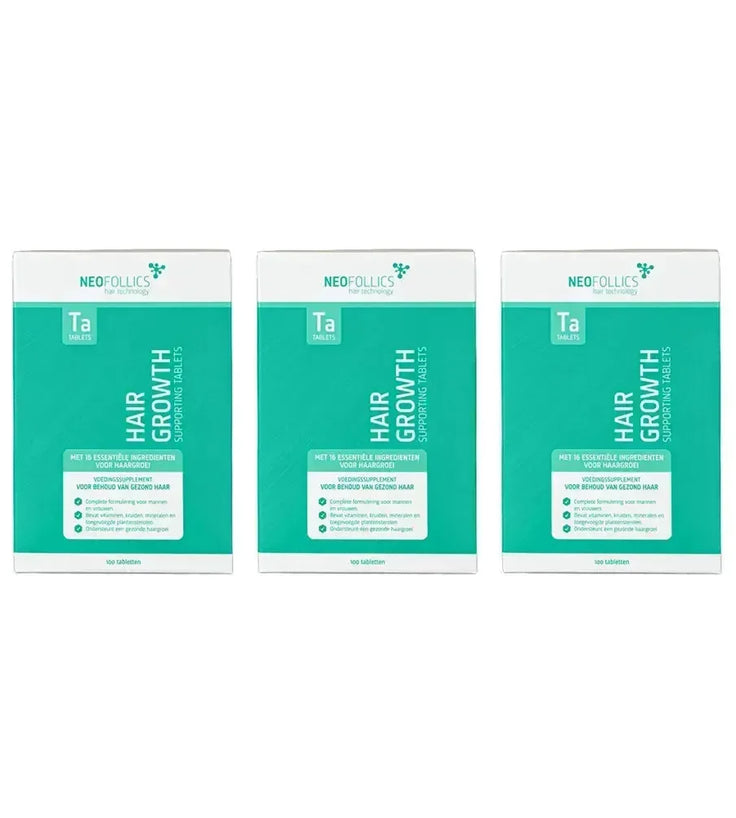 Neofollics hair growth tablets 3-pack - Hairgivers