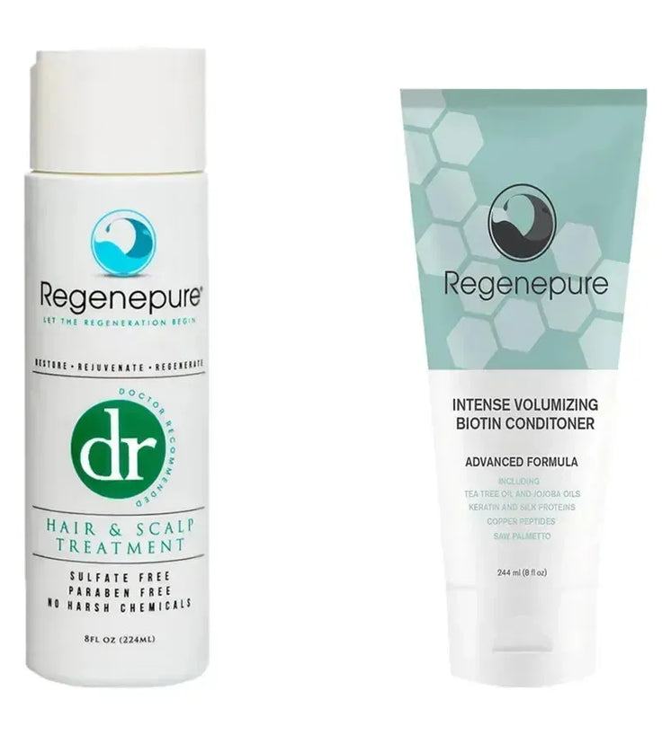 Regenepure DR + Biotine conditioner combinatiepakket - Hairgivers