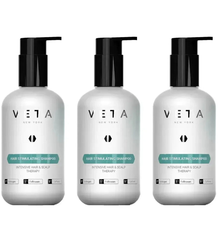 Veta shampoo voor haargroei 3-pack (3x250 ml) - Hairgivers