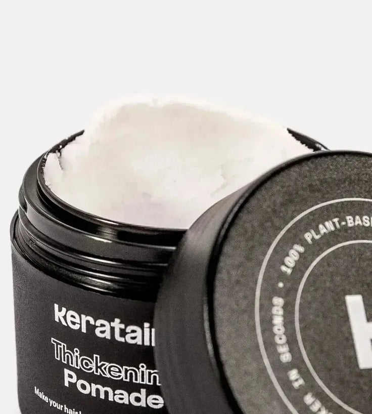 3x Keratain haarvezels + gratis Keratain pommade - Donkerbruin (25 gr) - Hairgivers