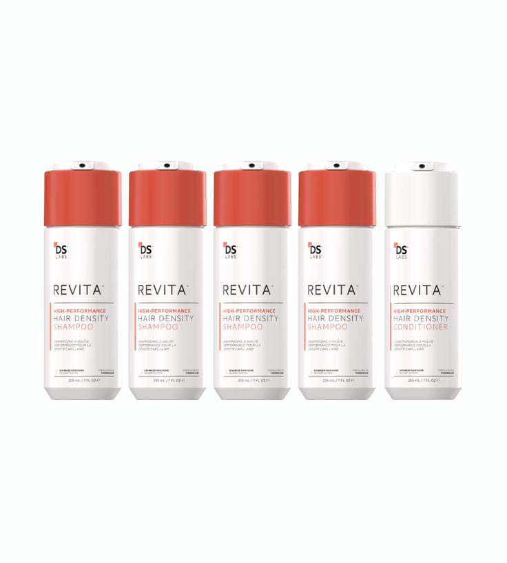 4x Revita shampoo (205 ml) + gratis conditioner