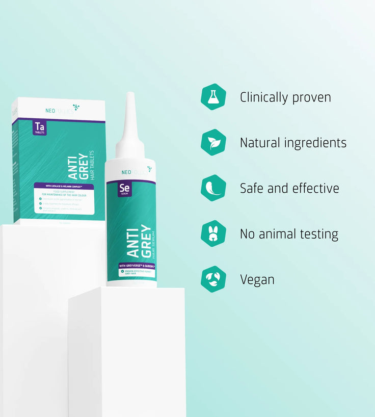 Neofollics Anti Grey Serum + Tablets combinatiepakket