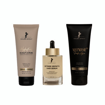 Golden Effect Serum + Mask + Scrub (droge hoofdhuid)