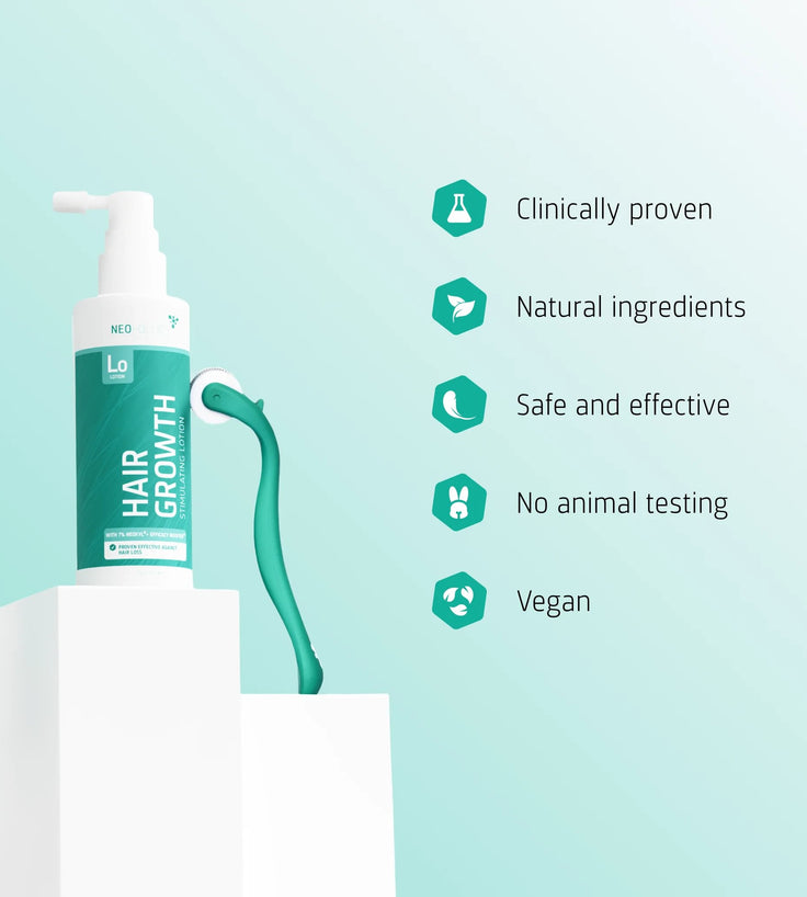 Neofollics Lotion + Scalp Roller