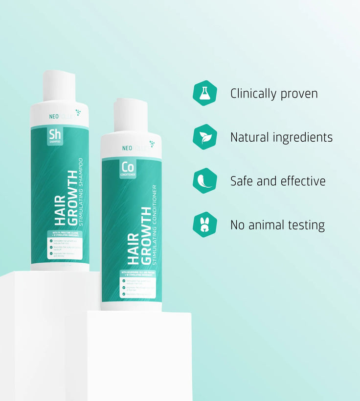 4x Neofollics Shampoo + gratis Conditioner