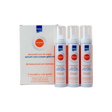 Linn Minoxidil 5% foam 3-pack (3x60 gr)