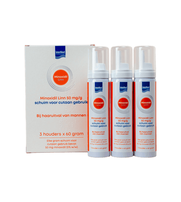 Linn Minoxidil 5% foam 3-pack (3x60 gr) Linn Minoxidil 5% foam 3-pack (3x60 gr)