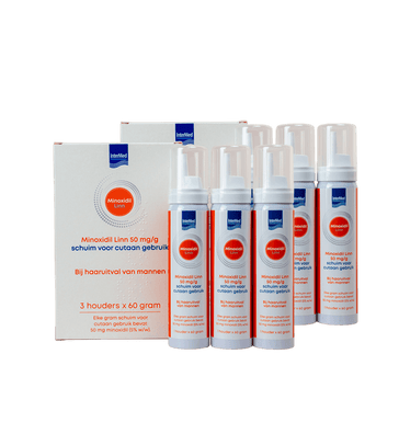 Linn Minoxidil 5% foam 6-pack (6x60 gr) Linn Minoxidil 5% foam 6-pack (6x60 gr)