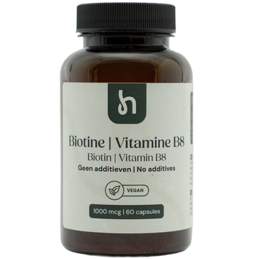 Hairgivers Biotine supplement 1000 mcg | 60 capsules (Vitamine B8)