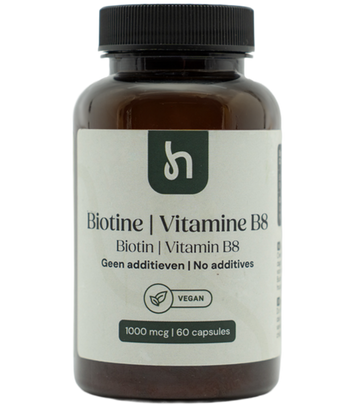 Hairgivers Biotine supplement 1000 mcg | 60 capsules (Vitamine B8) Hairgivers Biotine supplement 1000 mcg | 60 capsules (Vitamine B8)
