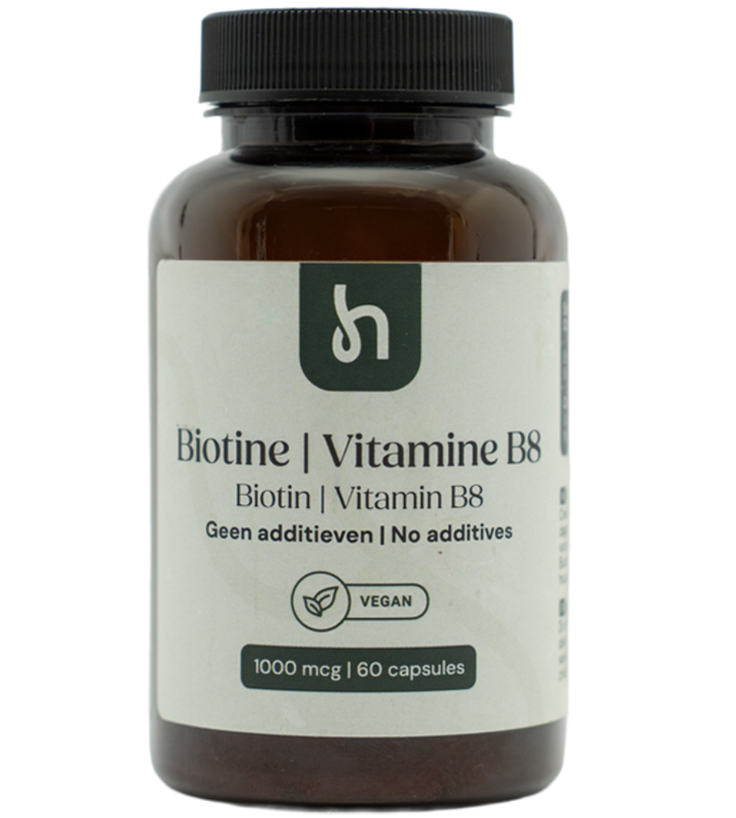 Hairgivers Biotine supplement 1000 mcg | 60 capsules (Vitamine B8)