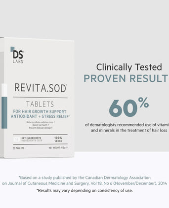 Revita.SOD tablets tegen haaruitval door stress (1 mnd)
