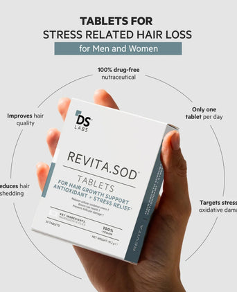 Revita.SOD tablets tegen haaruitval door stress (1 mnd)