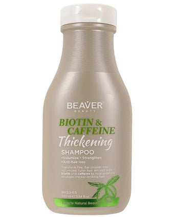 Beaver Biotin & Caffeine thickening shampoo (350 ml) - Hairgivers
