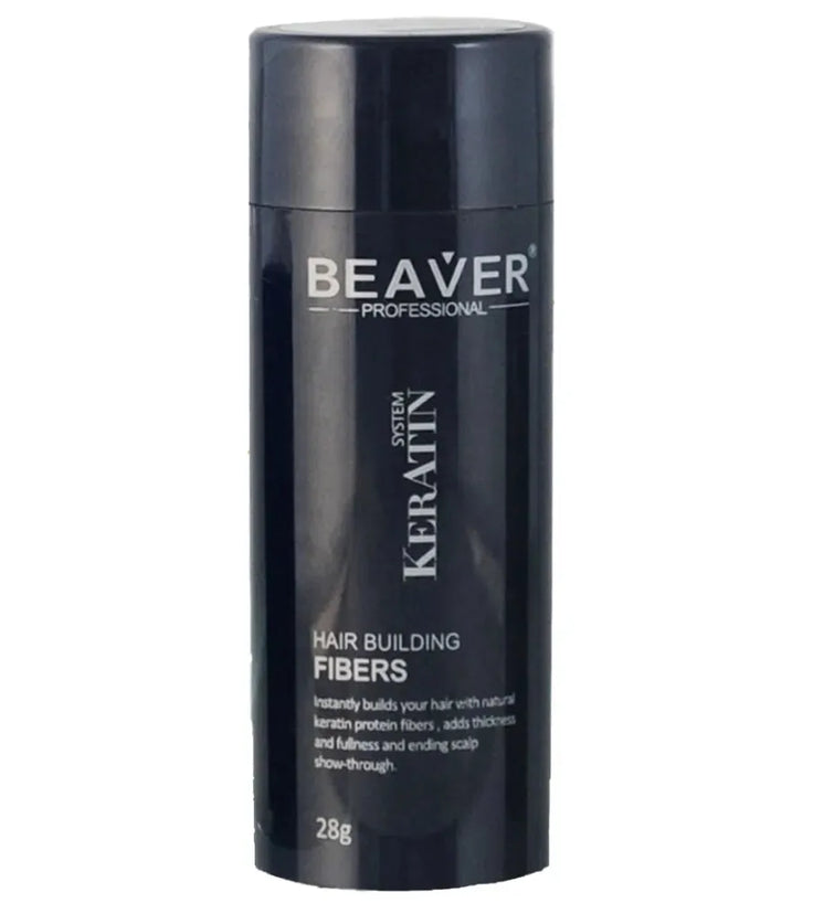 Beaver keratine haarvezels - Zwart (28 gr) - Hairgivers