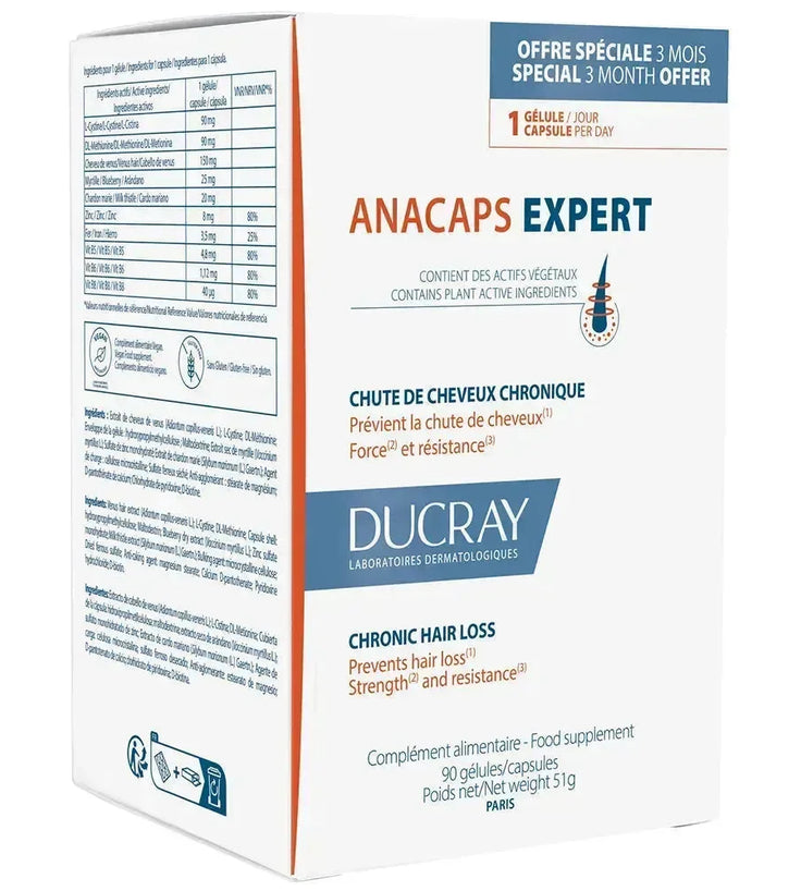 Ducray haaruitval behandeling (chronische haaruitval) - Hairgivers