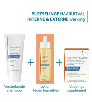 Ducray haaruitval behandeling (tijdelijke haaruitval) - Hairgivers