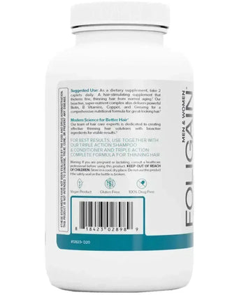 Foligain haargroei capsules (60 capsules) - Hairgivers