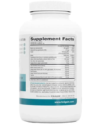 Foligain haargroei capsules (60 capsules) - Hairgivers