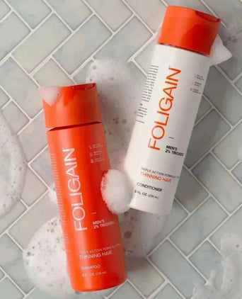 Foligain haaruitval shampoo + conditioner man (236 ml) - Hairgivers