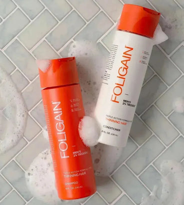 Foligain haaruitval shampoo + conditioner man (236 ml) - Hairgivers
