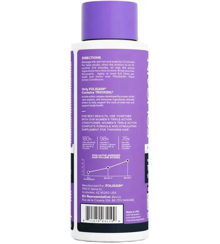 Foligain haaruitval shampoo vrouw (473 ml) - Hairgivers
