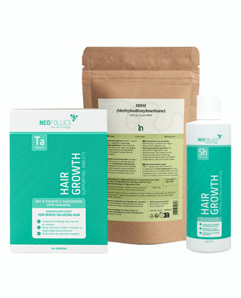 Neofollics Shampoo + Tablets & Hairgivers MSM poeder