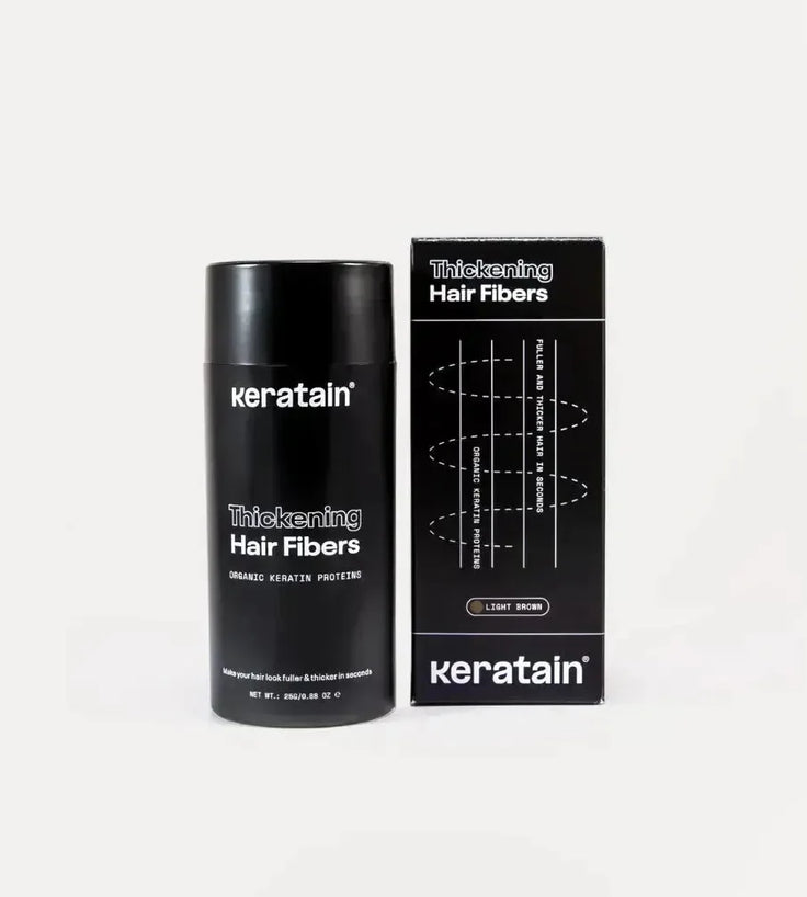 Keratain haarvezels - Lichtbruin (25 gr) - Hairgivers