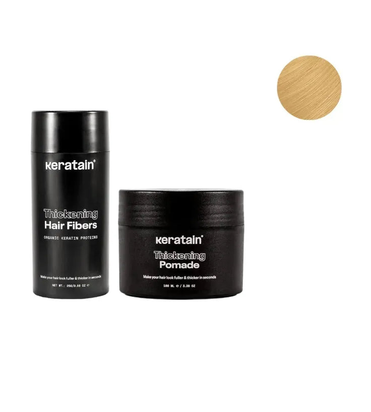 Keratain pommade + Keratain haarvezels - Blond (25 gr) - Hairgivers