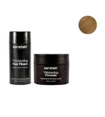 Keratain pommade + Keratain haarvezels - Donkerblond (25 gr) - Hairgivers