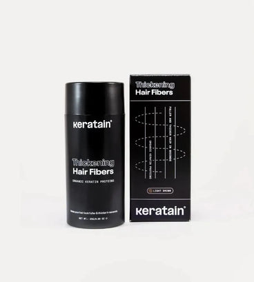 Keratain pommade + Keratain haarvezels - Lichtbruin (25 gr) - Hairgivers