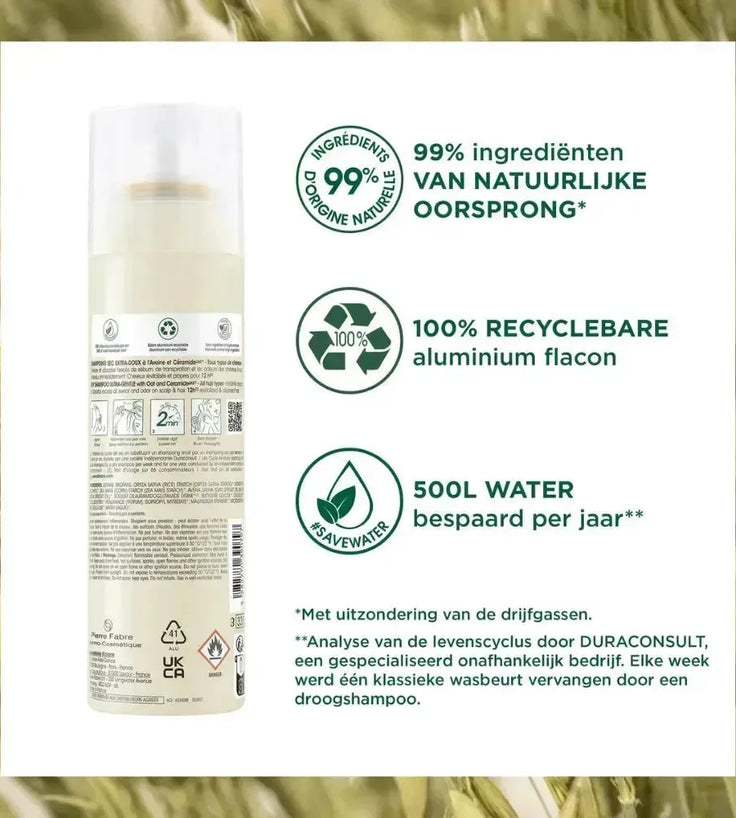 Klorane droogshampoo alle haartypes Havermelk (150 ml) - Hairgivers