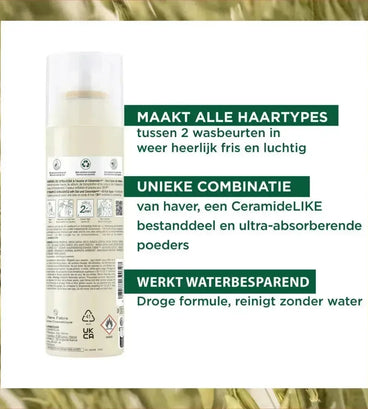 Klorane droogshampoo alle haartypes Havermelk (150 ml) - Hairgivers