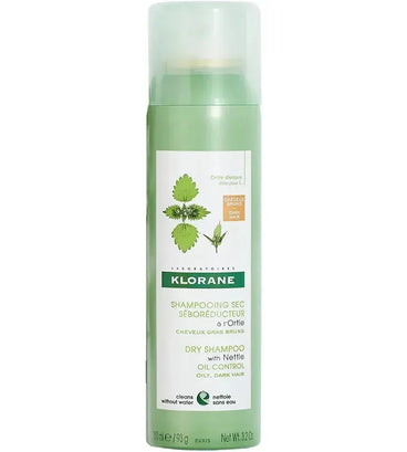 Klorane droogshampoo vet haar Brandnetel - donker haar (150 ml) - Hairgivers