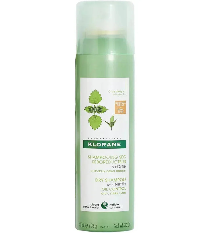 Klorane droogshampoo vet haar Brandnetel - donker haar (150 ml) - Hairgivers