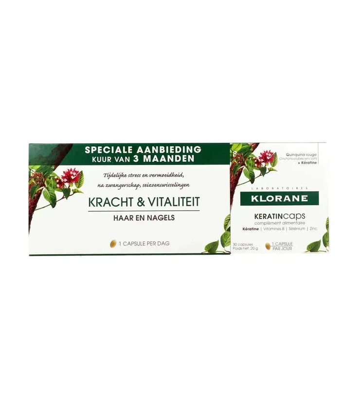 Klorane KeratinCaps (3 x 30 capsules) - Hairgivers