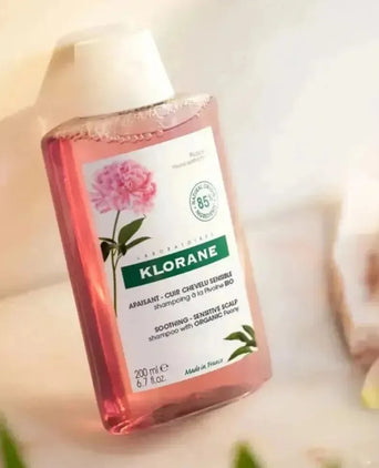 Klorane shampoo Pioenroos - gevoelige hoofdhuid (400 ml) - Hairgivers