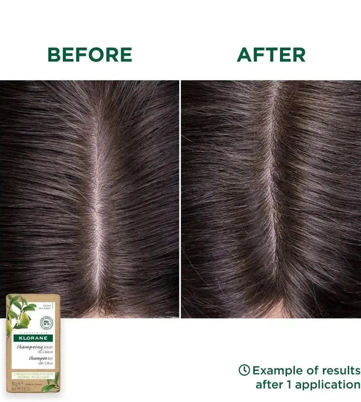 Klorane shampoobar Cederappel - vet haar (80 gr) - Hairgivers